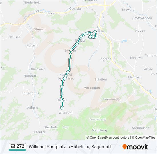 272 Bus Line Map