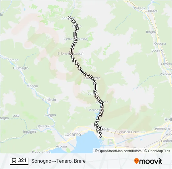 321 Bus Line Map