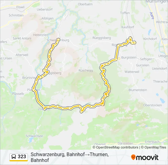 323 Bus Line Map