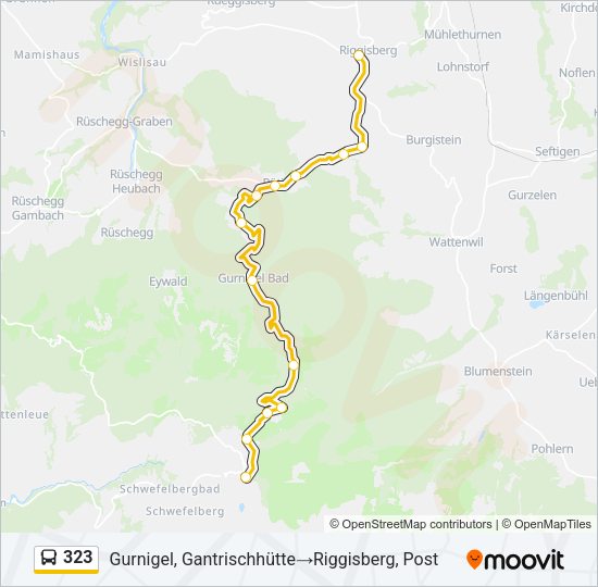323 Bus Line Map