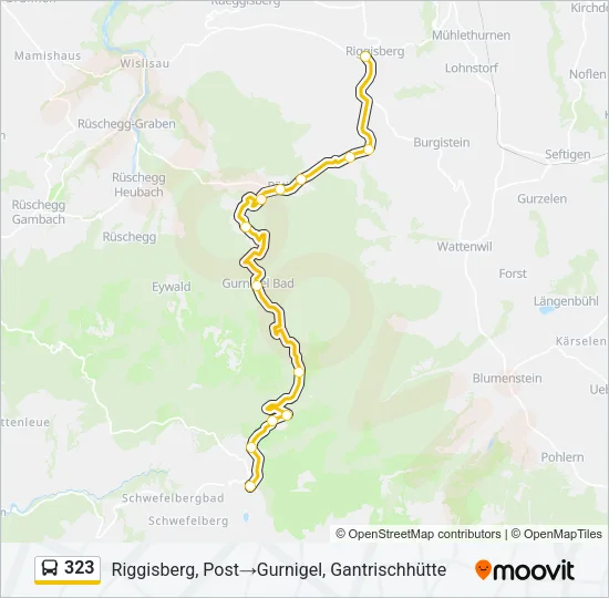 323 Bus Line Map