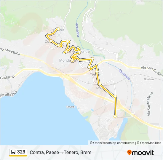 323 Bus Line Map