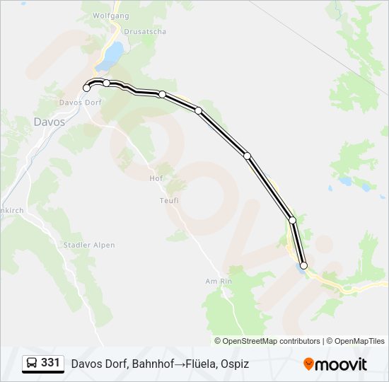 331 Bus Line Map