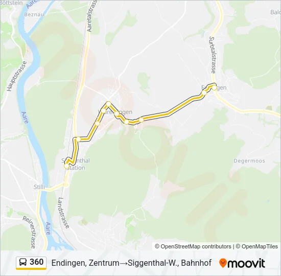360 Bus Line Map