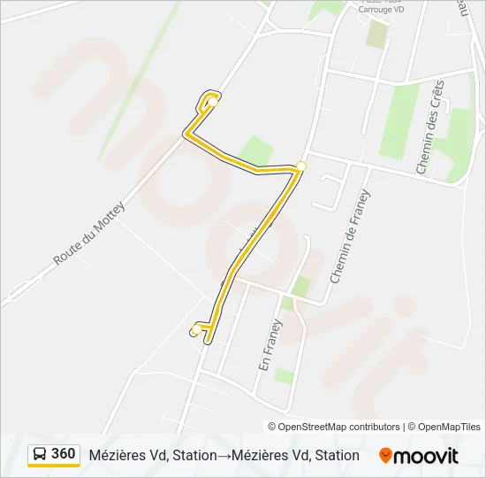 360 Bus Line Map