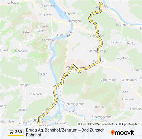 360 Bus Line Map