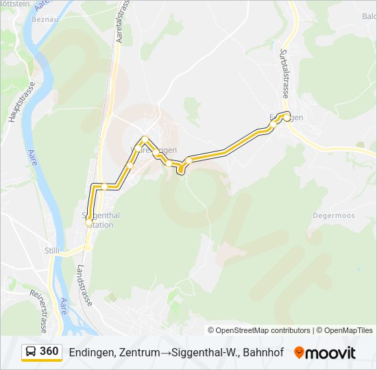 360 Bus Line Map
