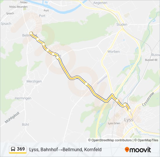 369 Bus Line Map