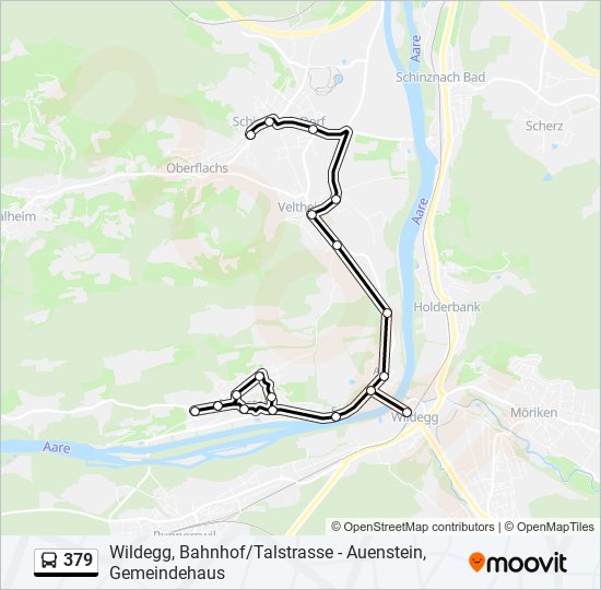 379 bus Line Map