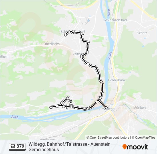 379 bus Line Map