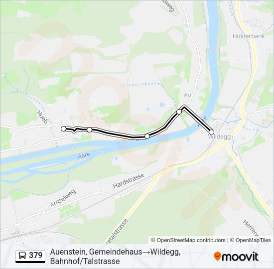 379 Bus Line Map
