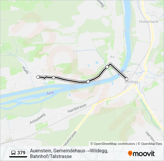379 Bus Line Map