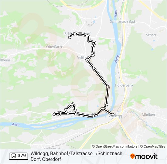 379 Bus Line Map