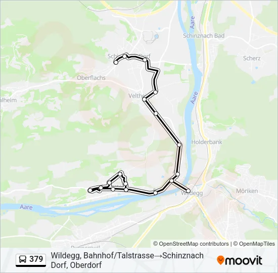 379 Bus Line Map