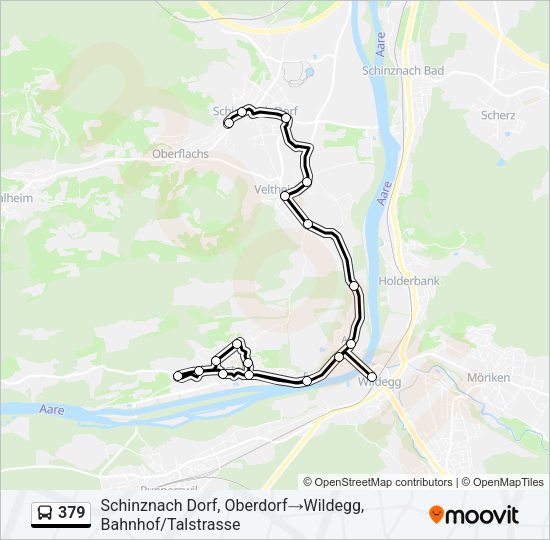 379 Bus Line Map