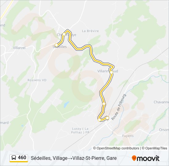 460 Bus Line Map