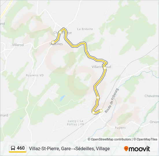 460 Bus Line Map