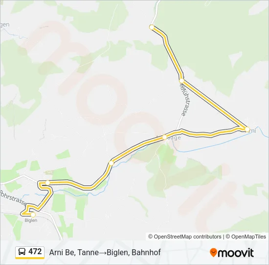 472 Bus Line Map