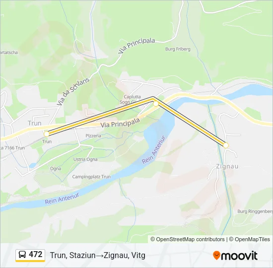 472 Bus Line Map