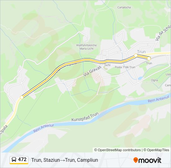 472 Bus Line Map