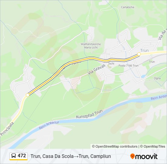 472 Bus Line Map