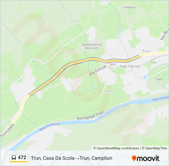 472 Bus Line Map