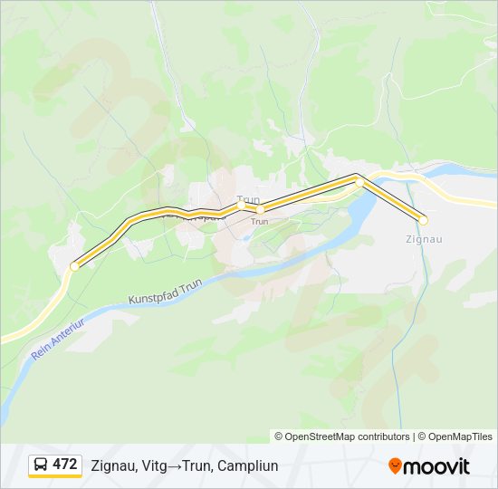 472 Bus Line Map