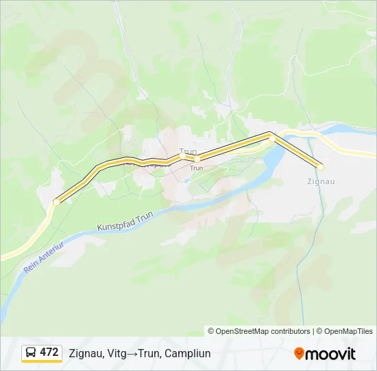 472 Bus Line Map