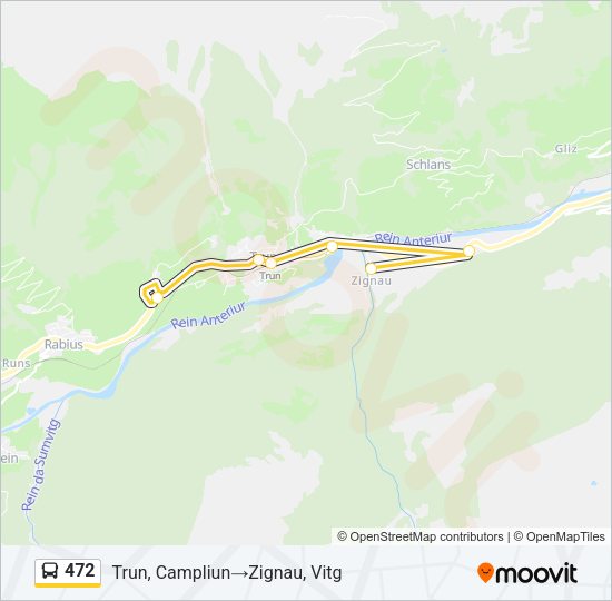 472 Bus Line Map