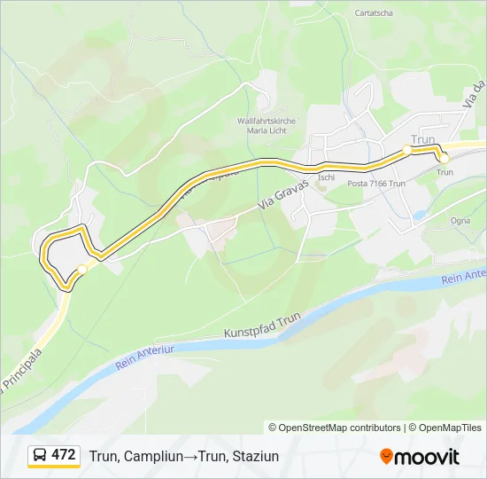 472 Bus Line Map