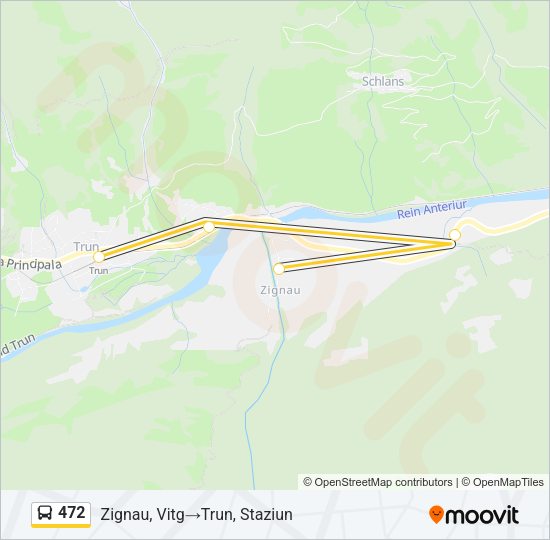 472 Bus Line Map