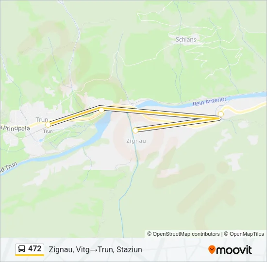 472 Bus Line Map