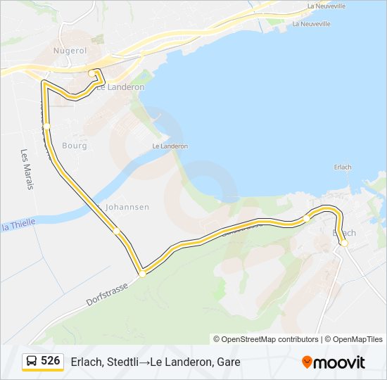 526 Bus Line Map