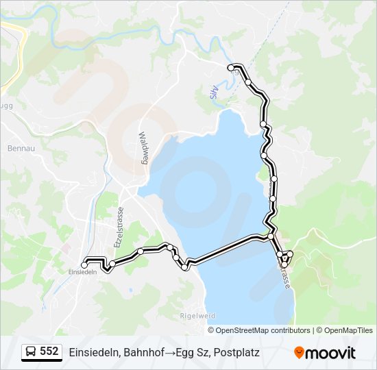 552 Bus Line Map