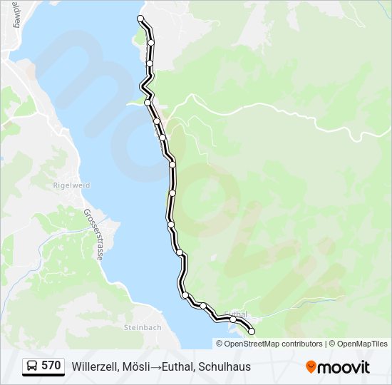570 Bus Line Map