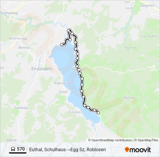 570 Bus Line Map