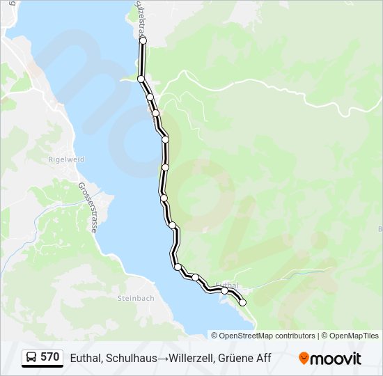 570 Bus Line Map