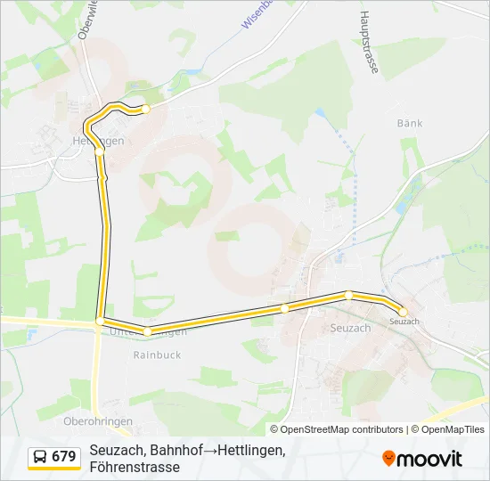 679 Bus Line Map