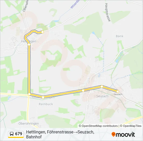 679 Bus Line Map