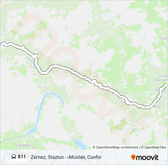 811 Bus Line Map