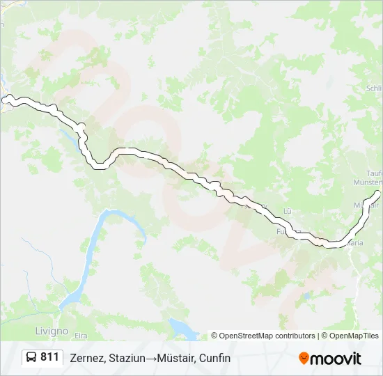 811 Bus Line Map