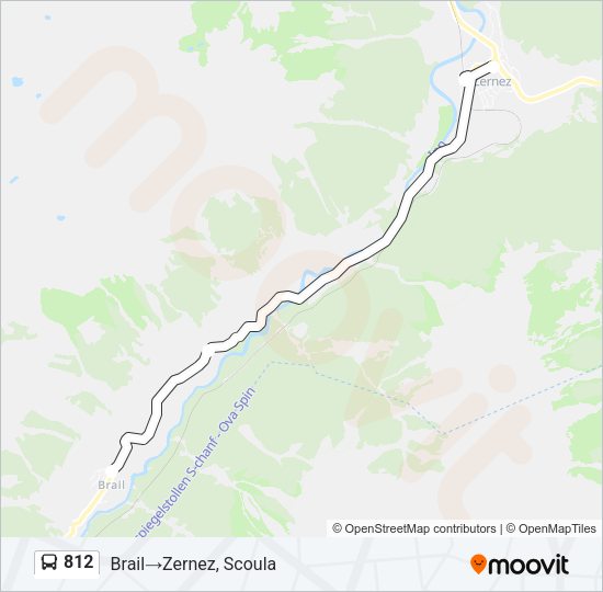 812 Bus Line Map