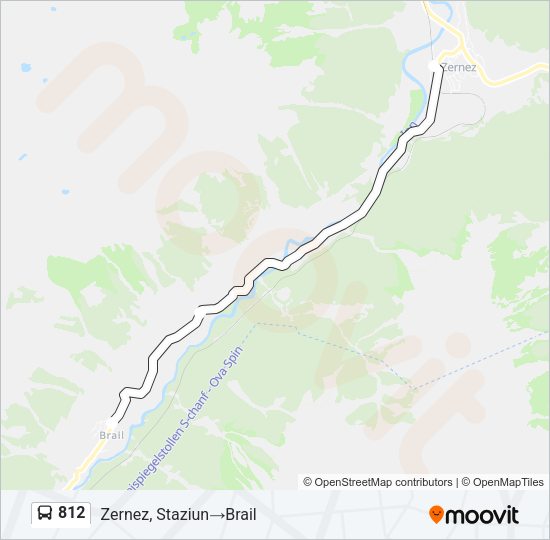 812 Bus Line Map
