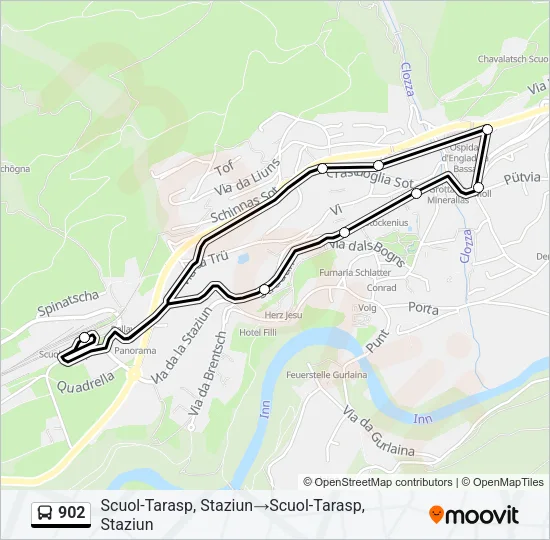 902 Bus Line Map