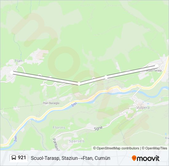 921 Bus Line Map