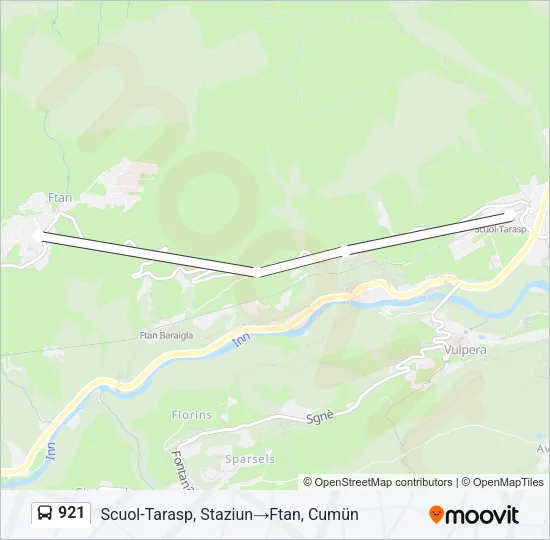 921 Bus Line Map