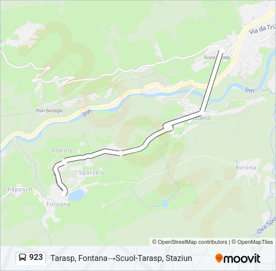 923 Bus Line Map