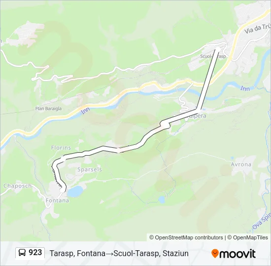 923 Bus Line Map