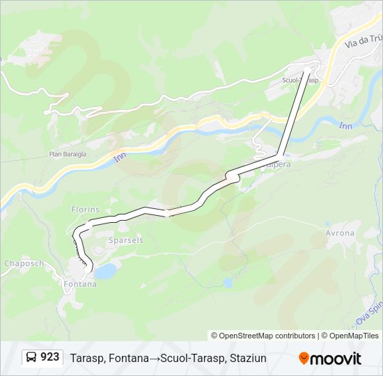 923 Bus Line Map