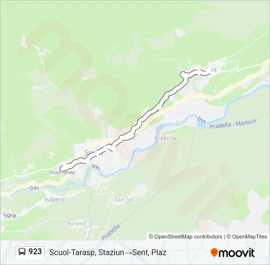 923 Bus Line Map